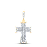 1/2CTW-DIA P1 GIFT CROSS PENDANT